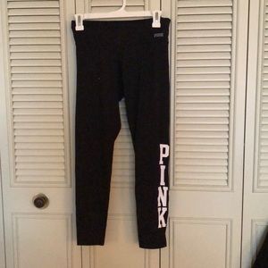 Pink workout leggings